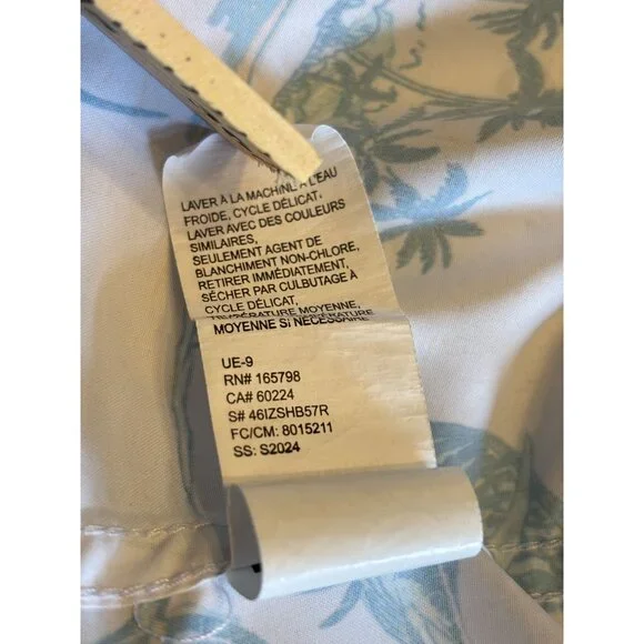 Izod Saltwater Shirt Marlin Fishing Nautical Anchors Vented Button Up Mens XL - Picture 4 of 12